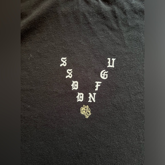 Mens - Darc Sport - Hell & Back Premium Oversized Tee in Black/Tan - Picture 3 of 5